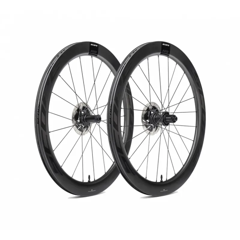 R5 Disc Carbon Road Wheelset Black 57mm disc brake