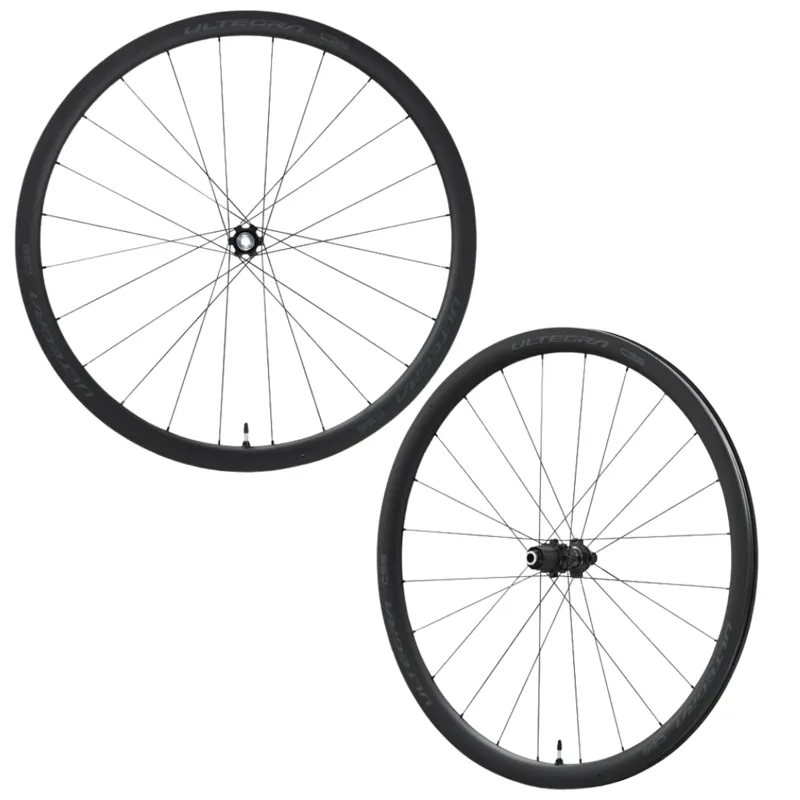 Shimano Ultegra Carbon Disc Wheelset C36 36mm Bundle in Black