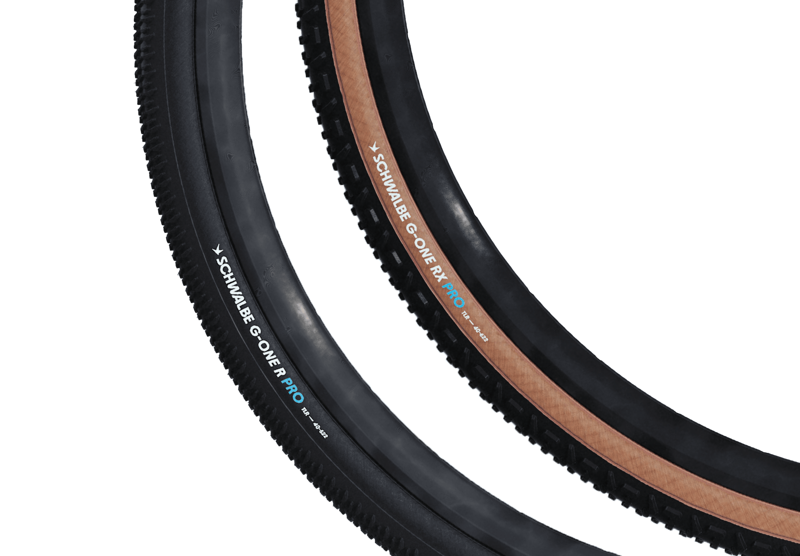 Schwalbe G-One R Pro Super Race Evo V-Guard TLE Gravel Tyre in Black-3