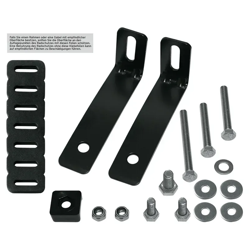 SKS Top-Down Drilling Angle Bracket for Velo 42/7 Mudguards in Black-1