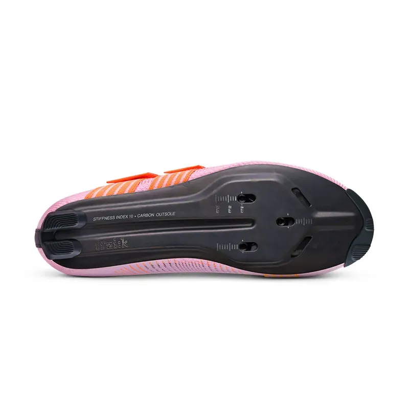 Fizik Vento Powerstrap Aeroweave Shoes In Coral/Black-2