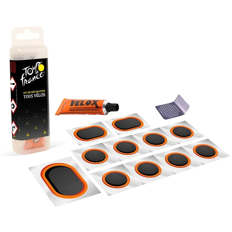 Velox Tour de France Puncture Repair Kit in Yellow