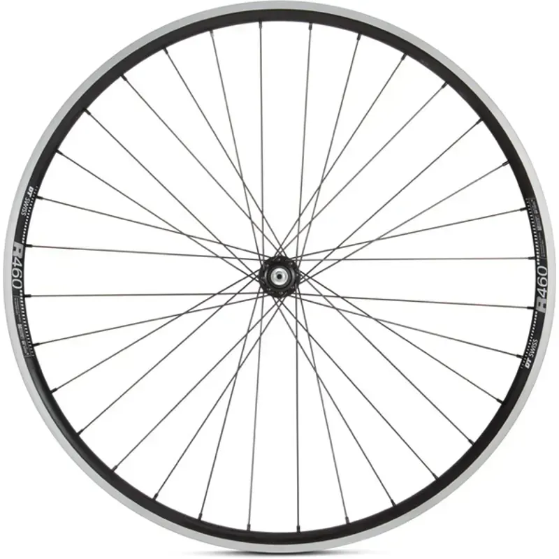 M Part Wheels 105 Hub DT R 460 Rim 700c Shimano Road Front Wheel in Black-1